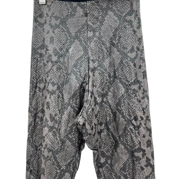 Commando Faux Leather Legging with Control Gray‎ Snake Print Size Small - Picture 4 of 9